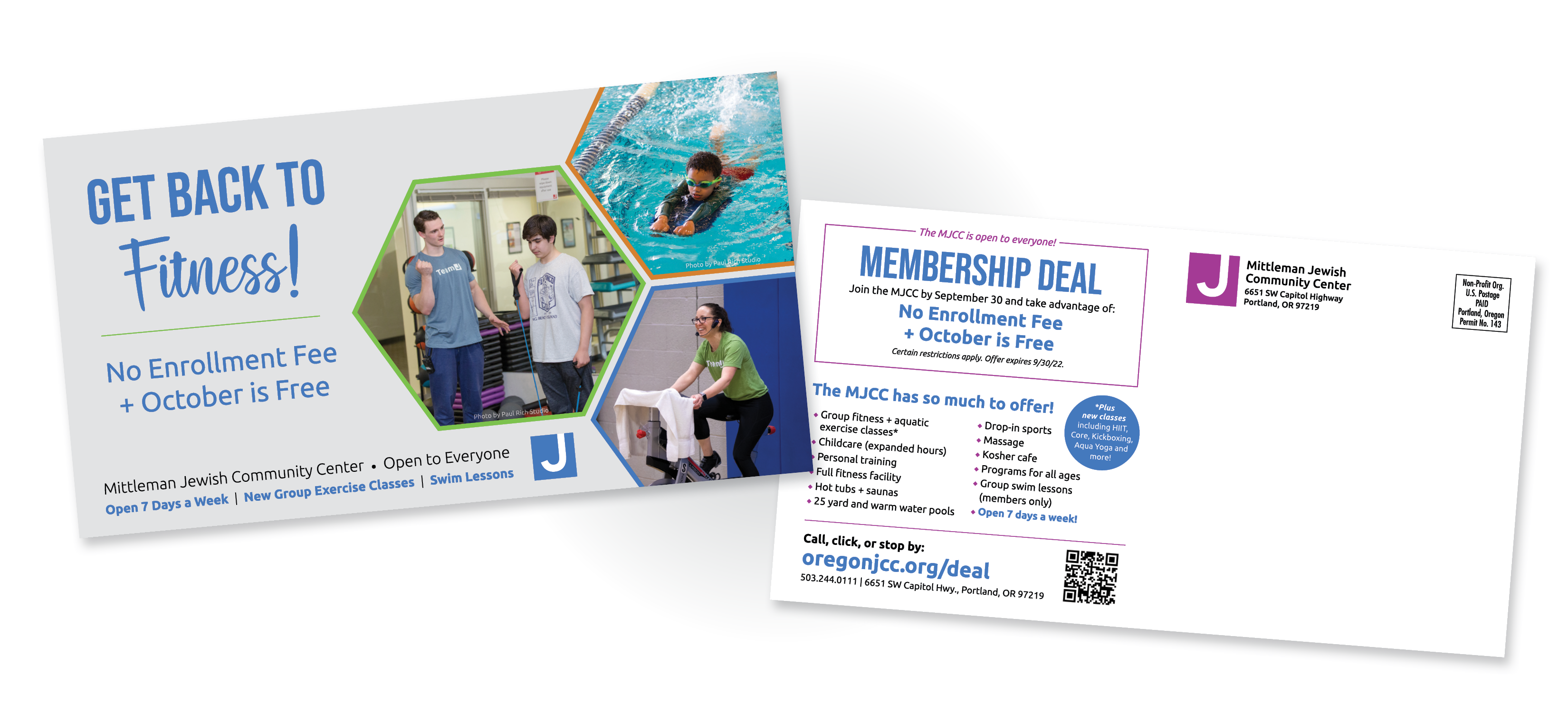 Postcard for MJCC September Deal